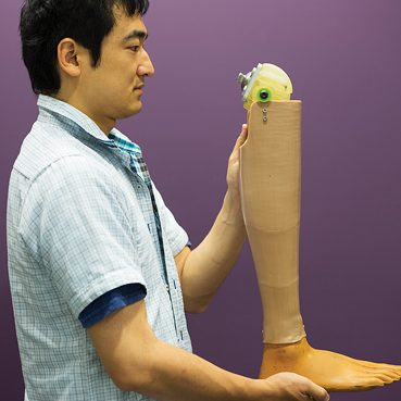 Endo&#039;s prostheses enlist springs and other mechanisms that allow them to look more natural and feel more comfortable.