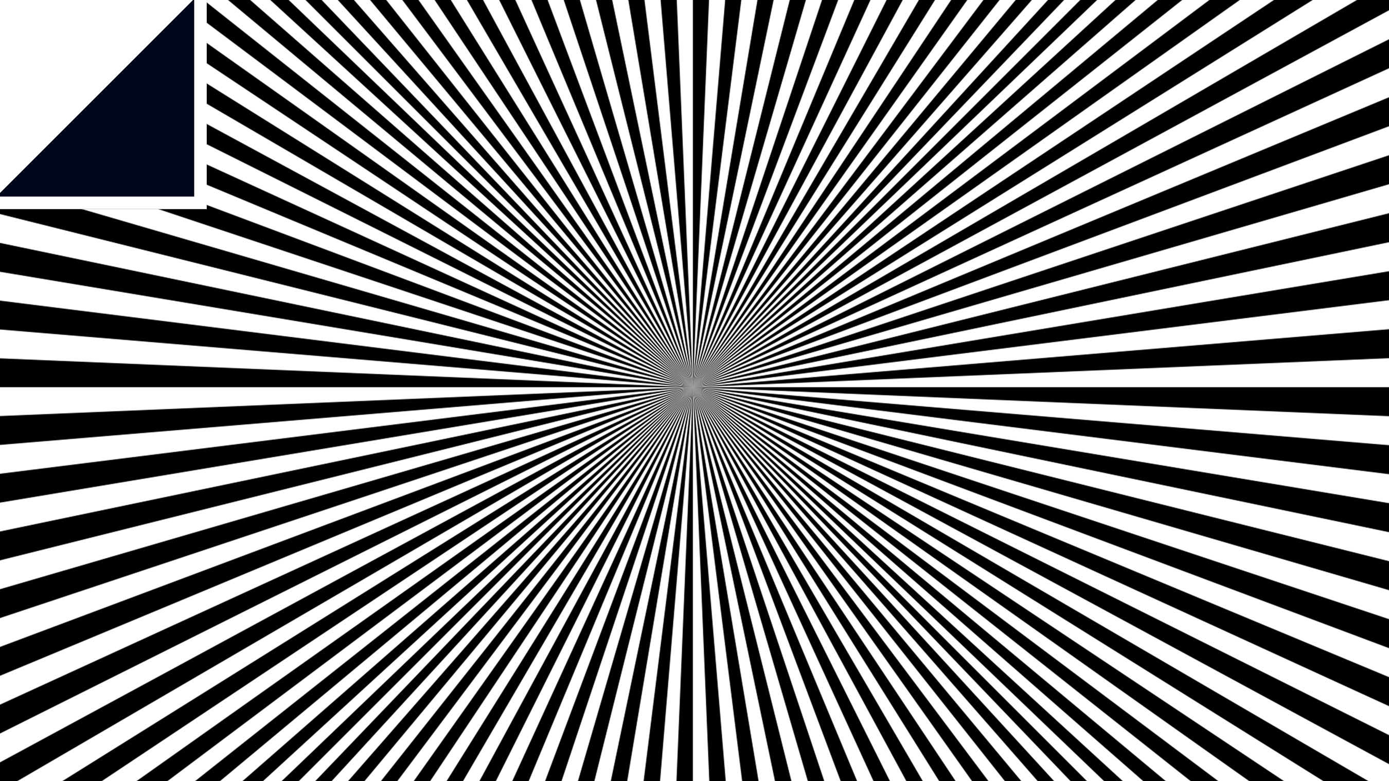 Image of black and white optical illusion