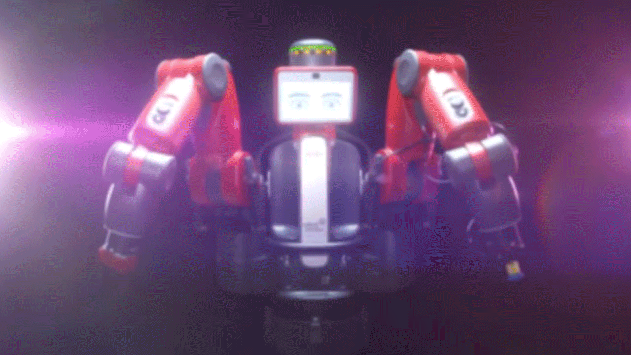 Gif of Rethink Robotic&#039;s robot, Baxter