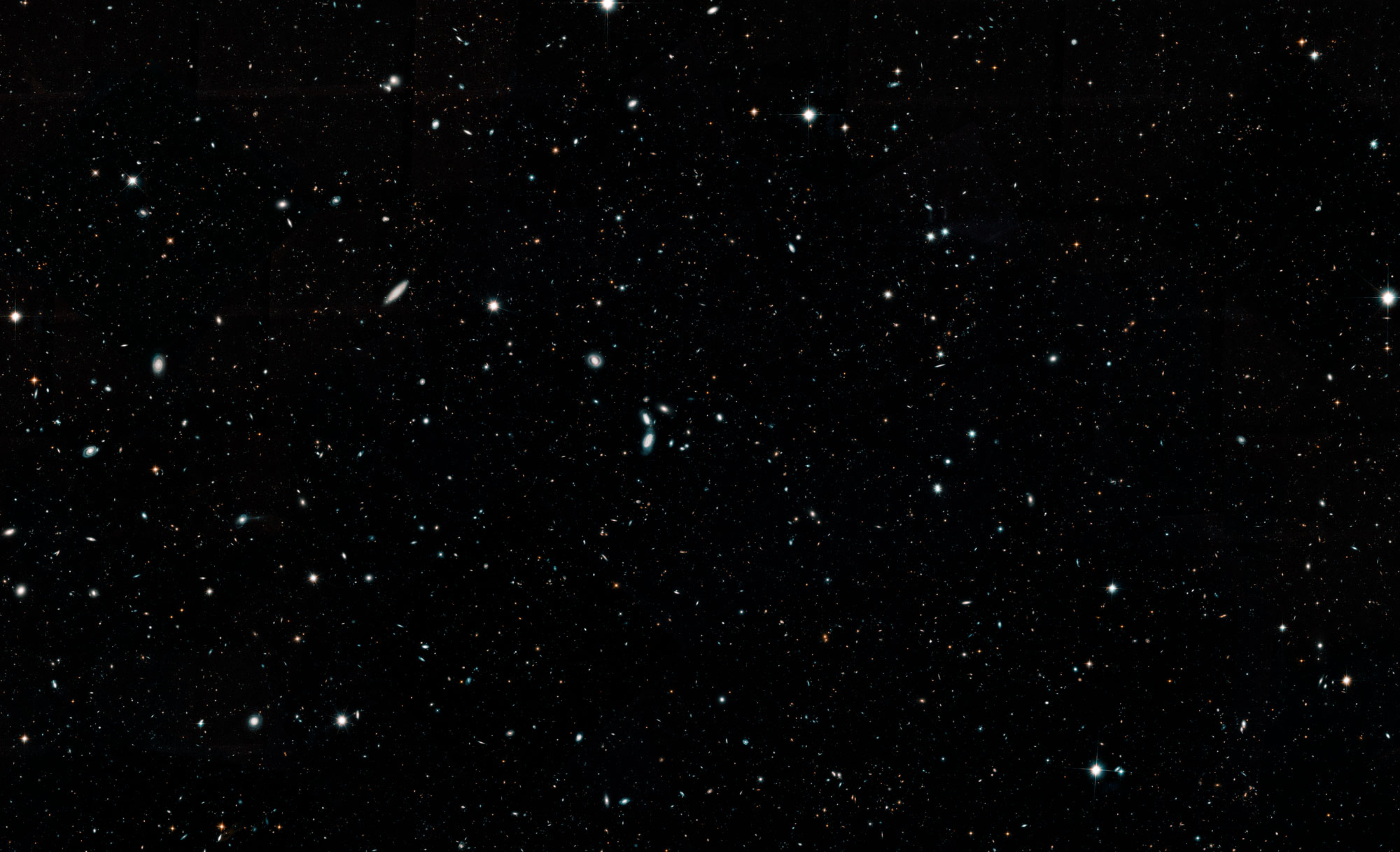 A Hubble Space Telescope image containing 265,000 galaxies