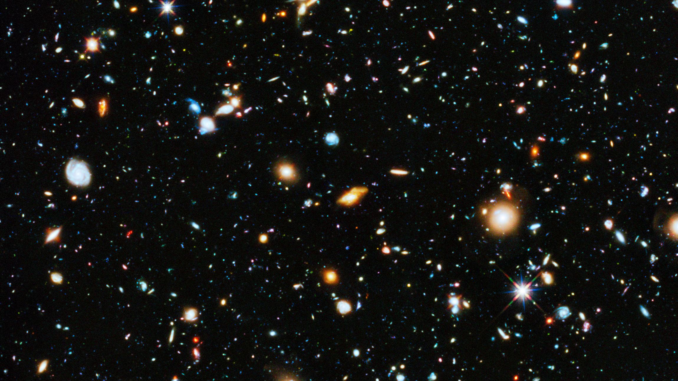 Colorful View of Universe Captured by Space Telescope