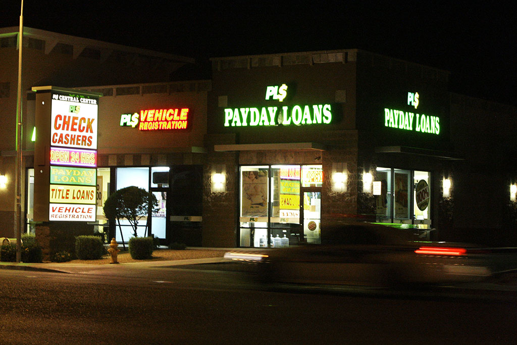 A payday lending service
