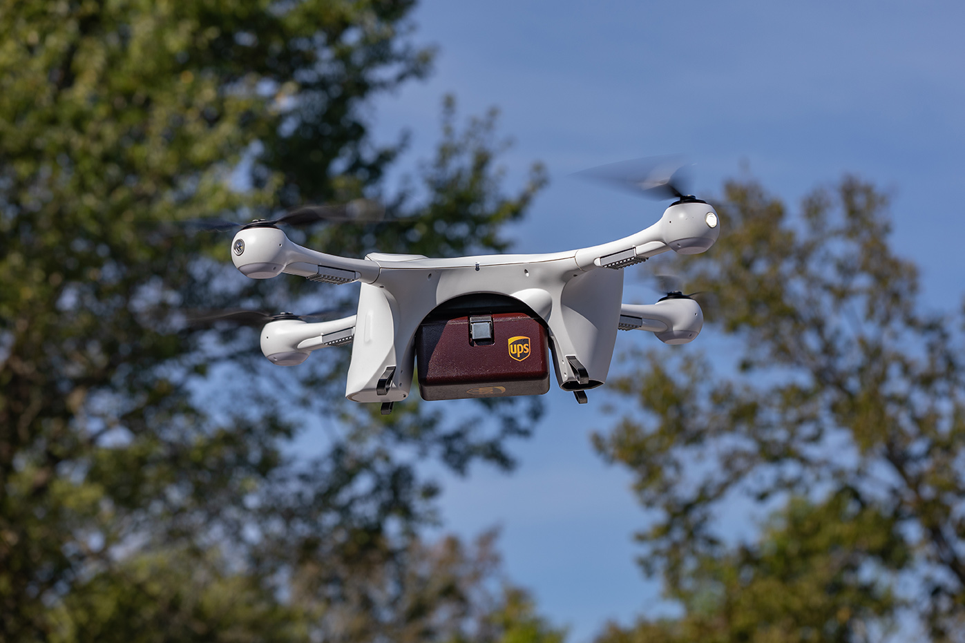 A UPS drone