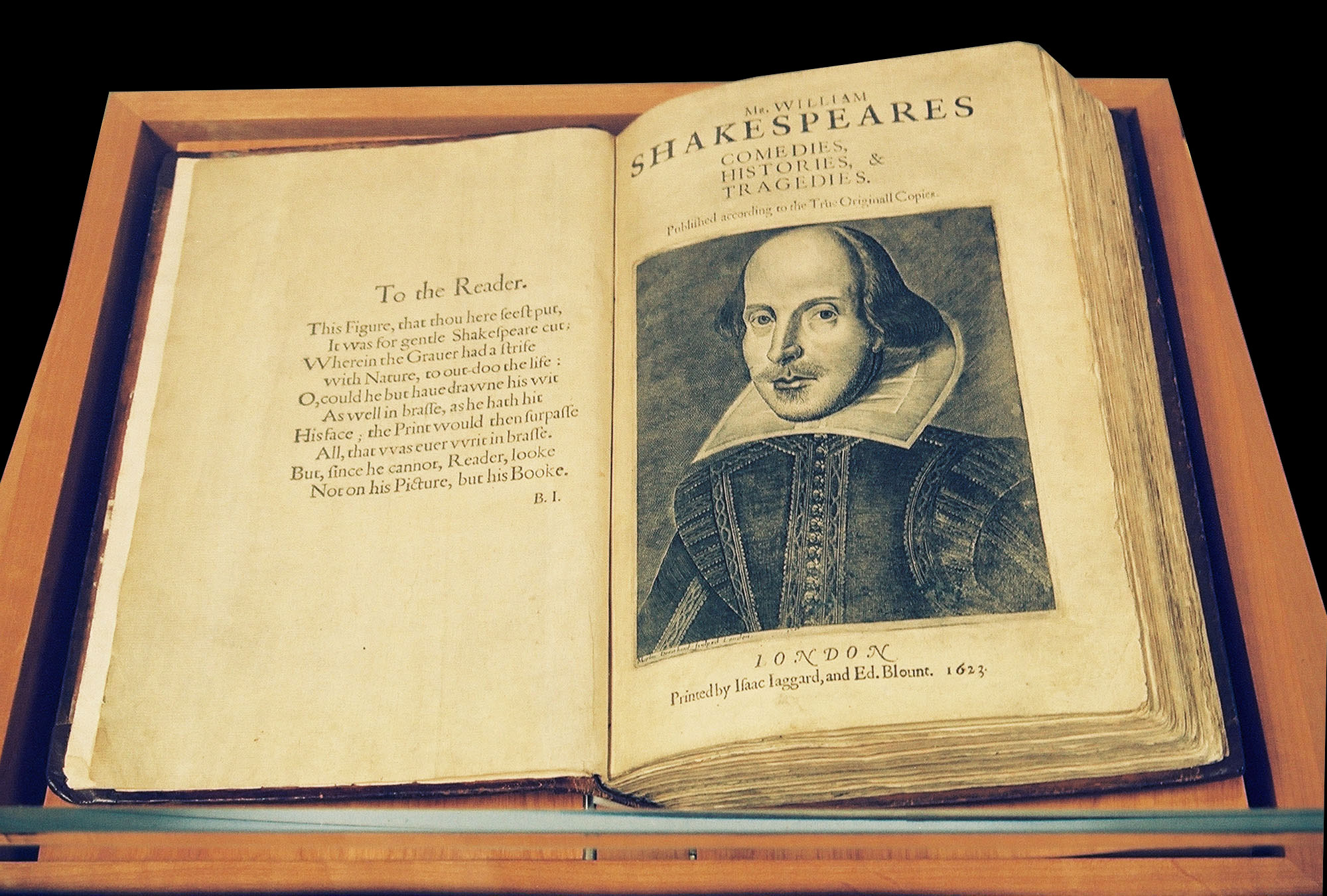 Photograph of Shakespeare manuscript