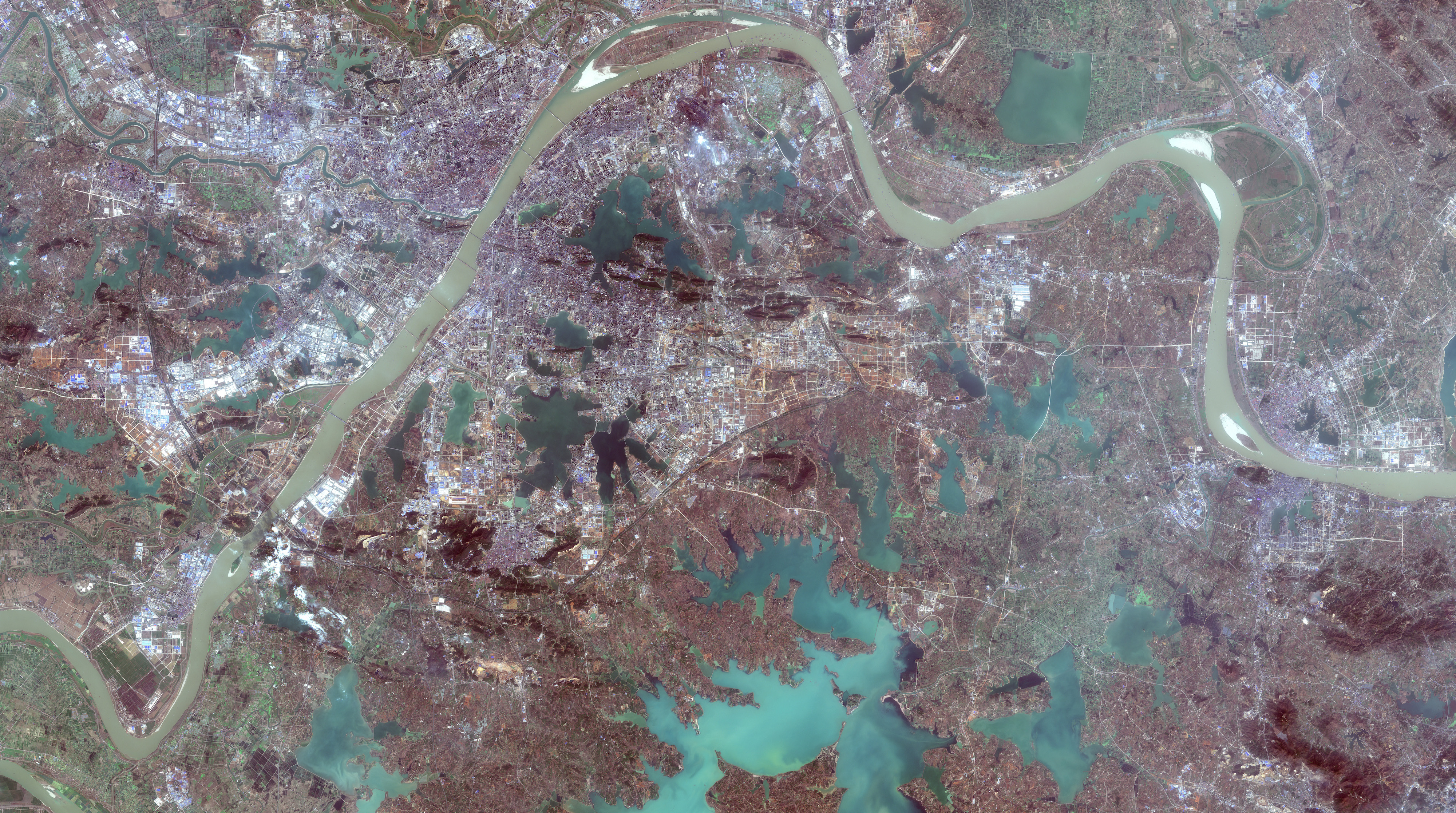 Satellite Images Show How Coronavirus Brought Wuhan To A