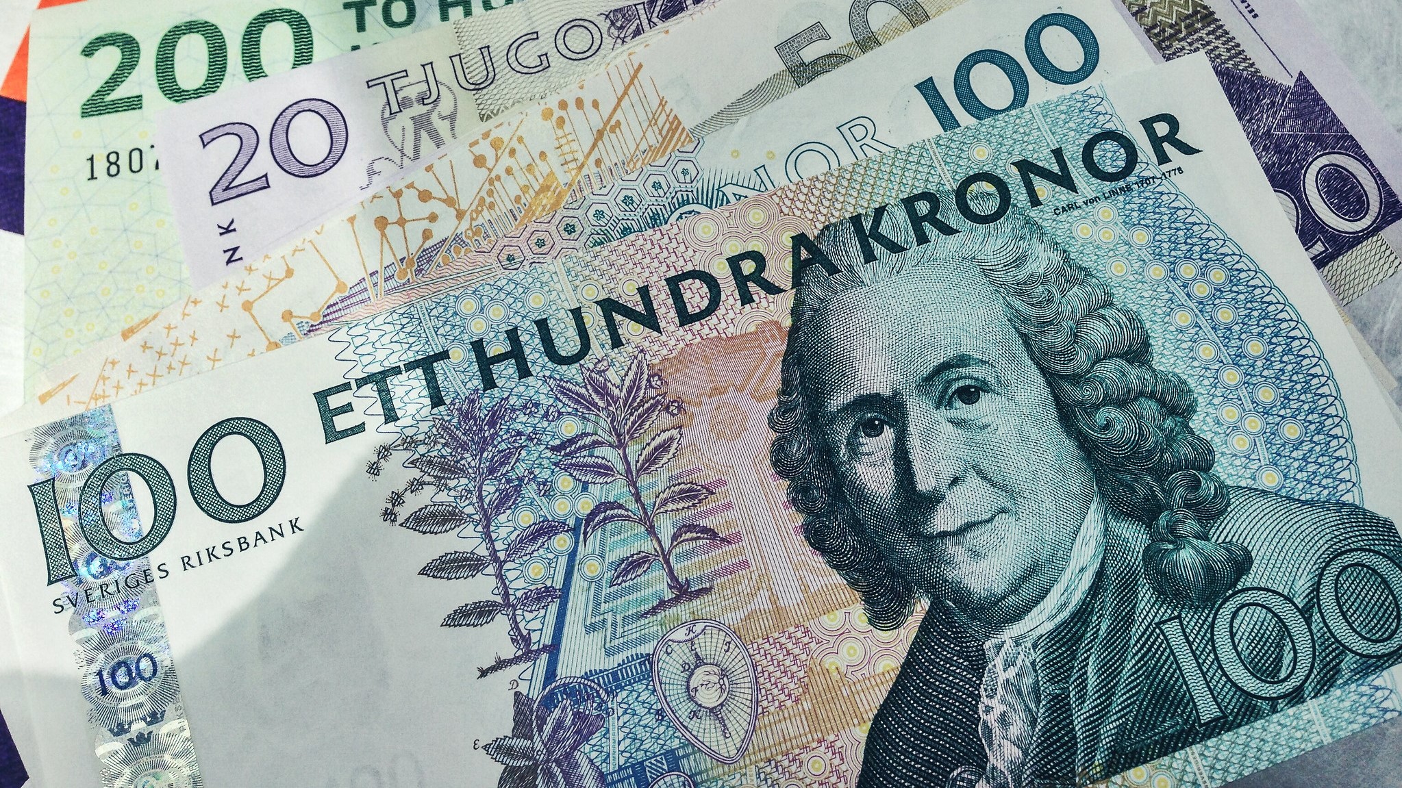 Swedish paper currency