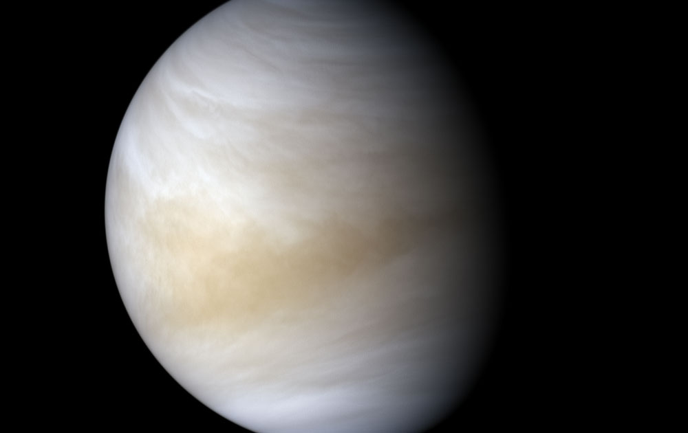 Venus as seen by Japan&#039;s Akatsuki space probe on November 11, 2016