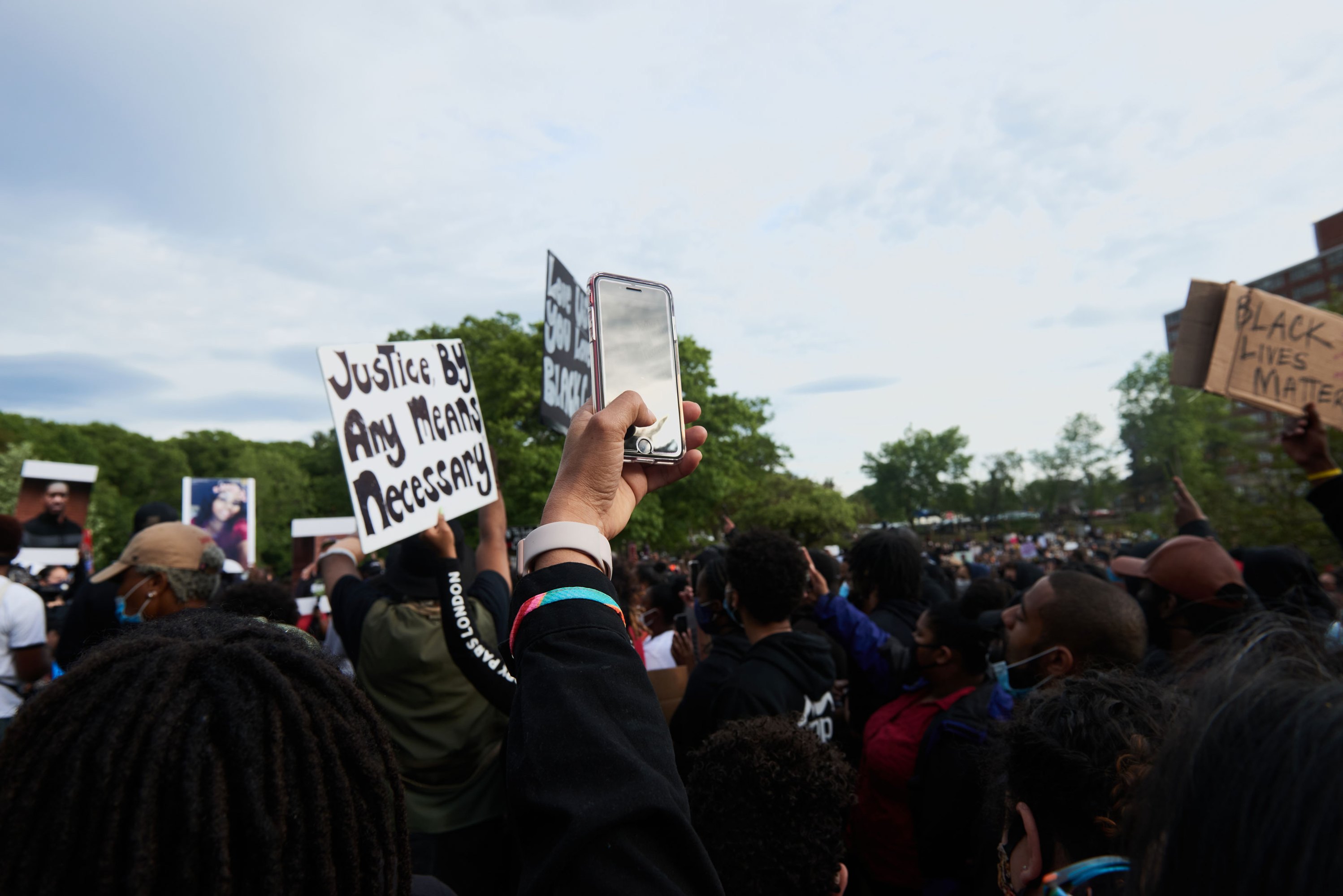 photograph of BLM protest