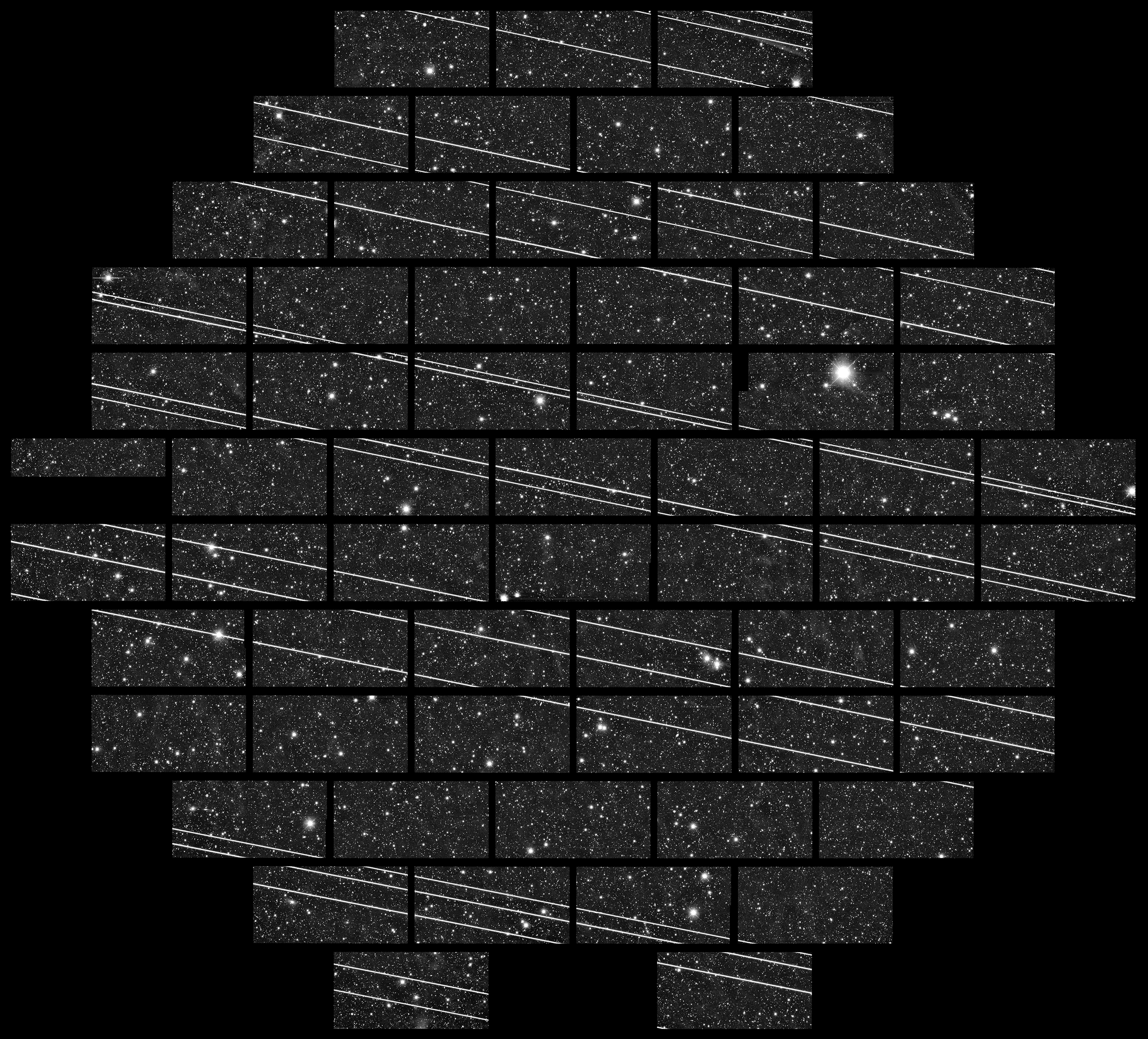 Starlink Satellite streaks