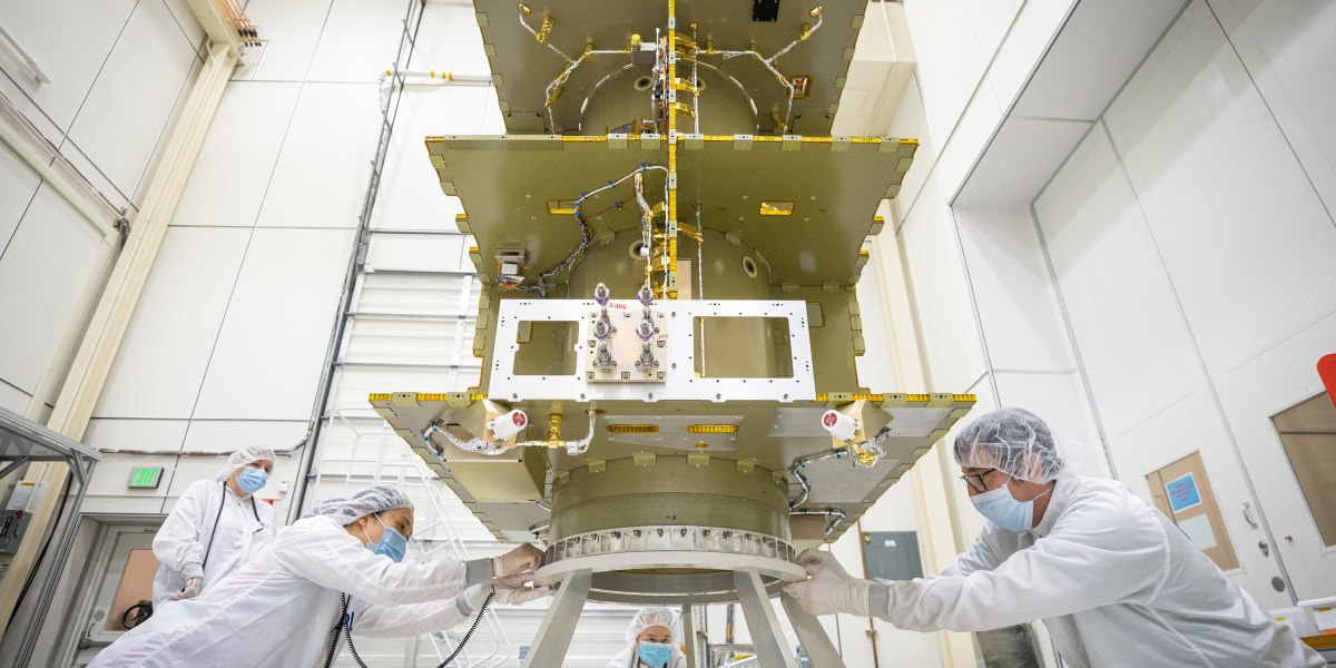 This spacecraft is being readied for a one-way mission to deflect an asteroid