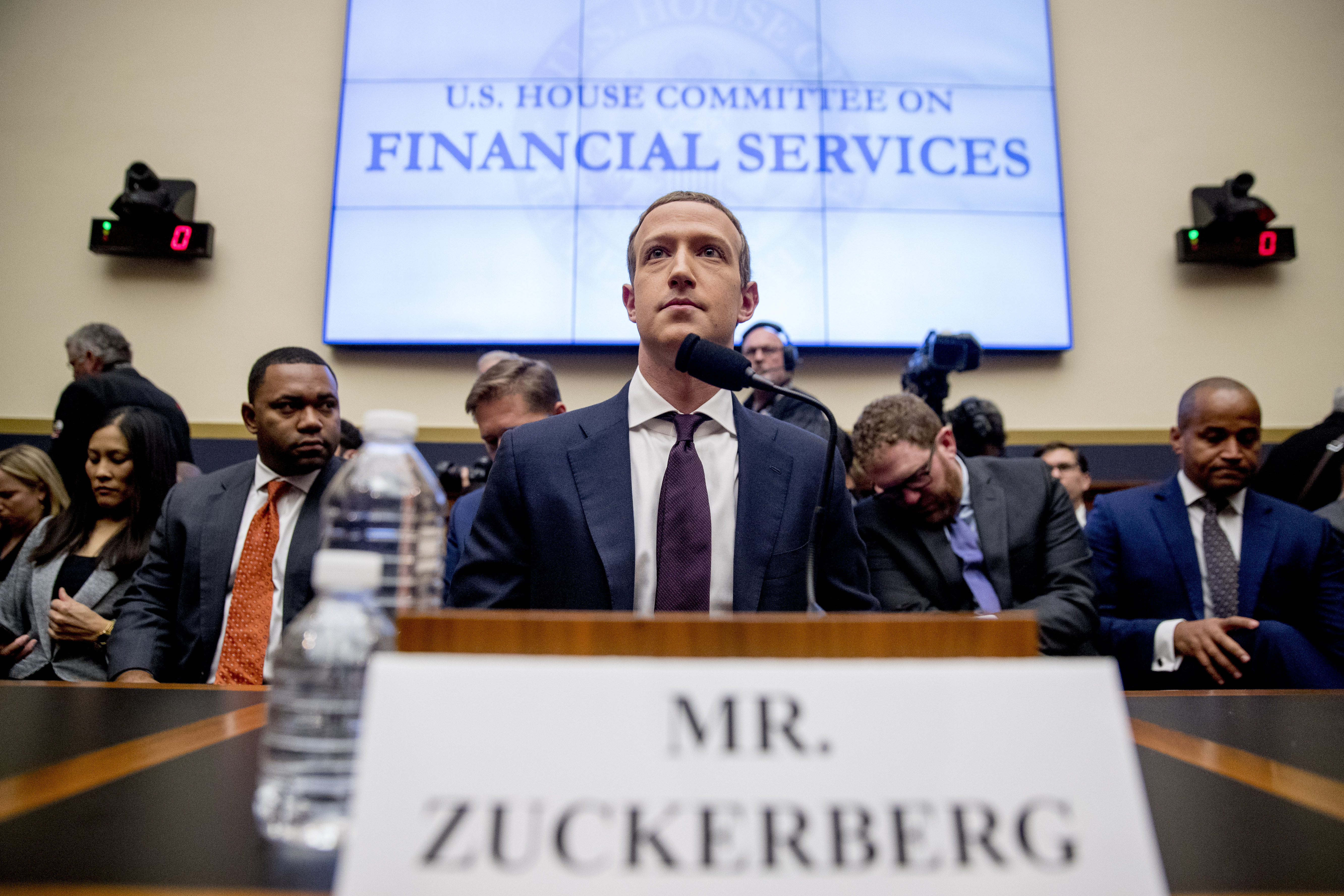 Facebook CEO Mark Zuckerberg has given evidence to Congress on the company&#039;s business several times, including at this hearing in October 2019.