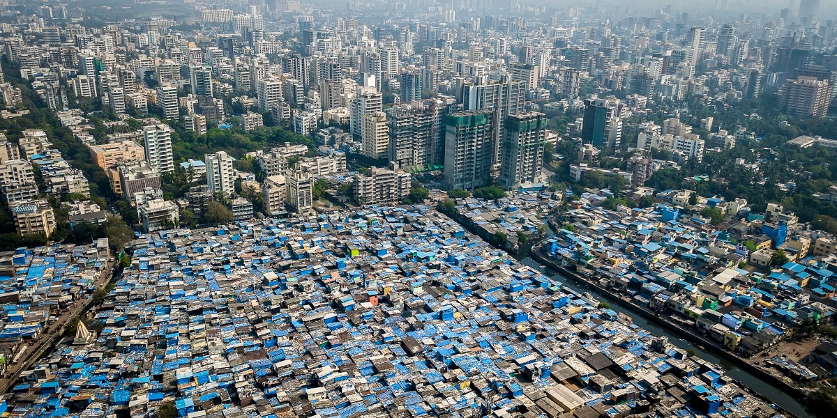 These drone photos show urban inequality around the world