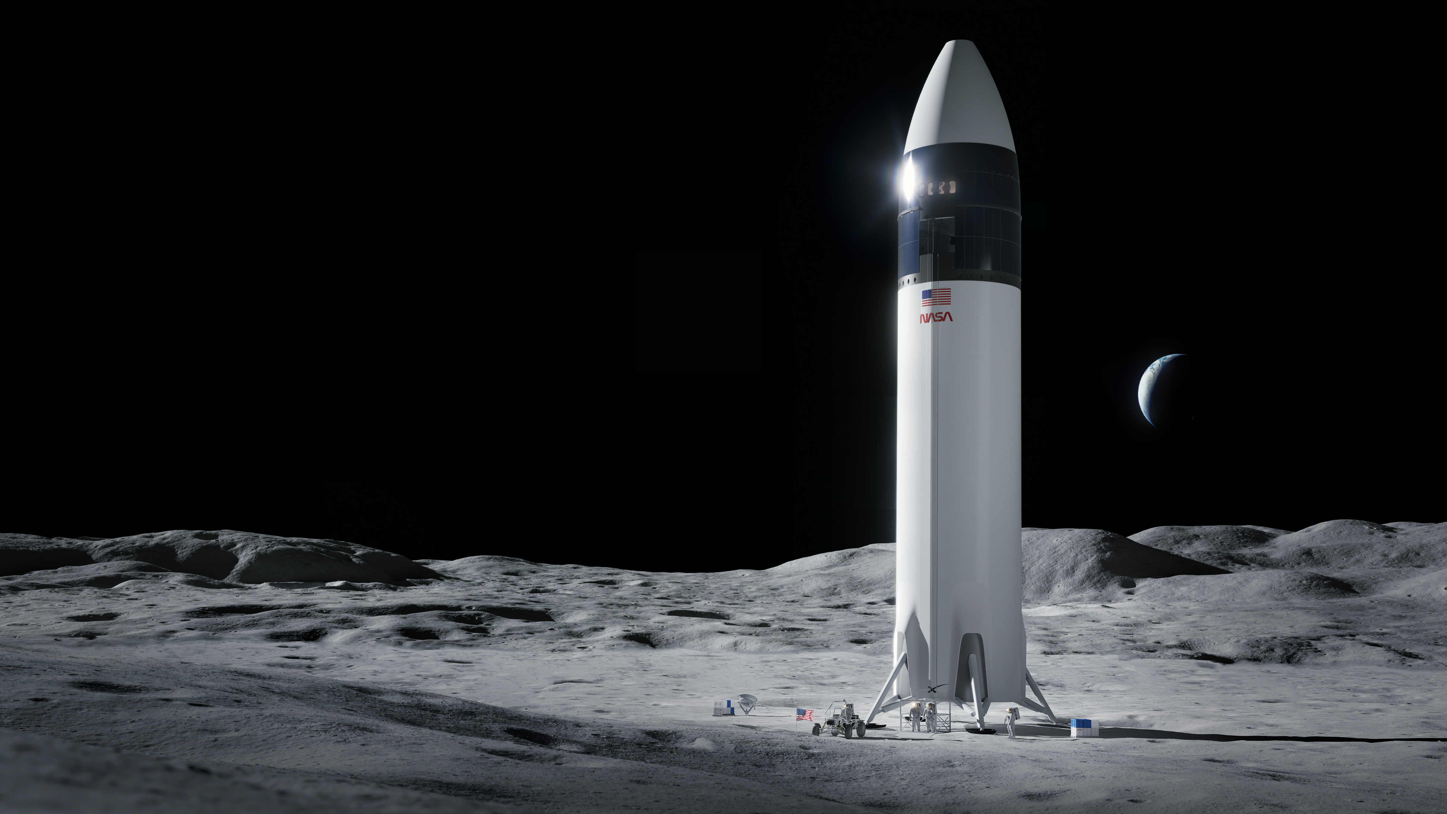 NASA has a SpaceX lander