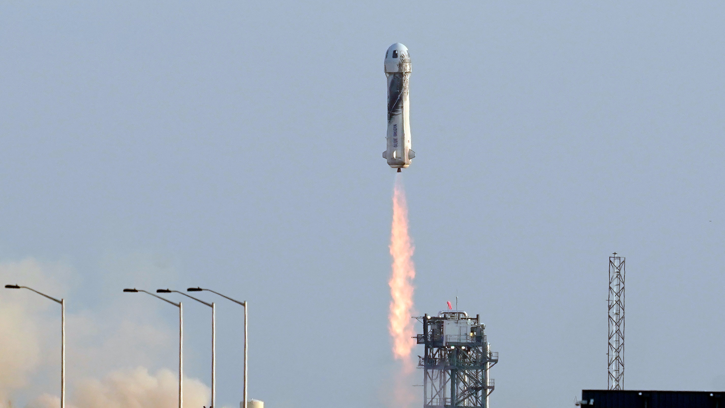 Blue Origin's New Shepard rocket launch