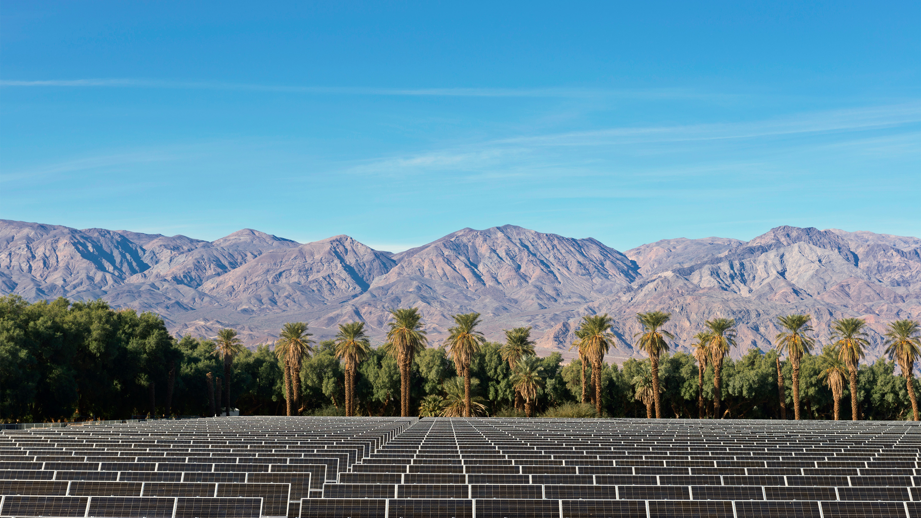 USA, California, Solar Farm at Death Valley