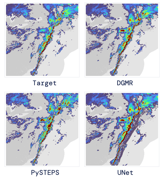 datos de radar para lluvias intensas