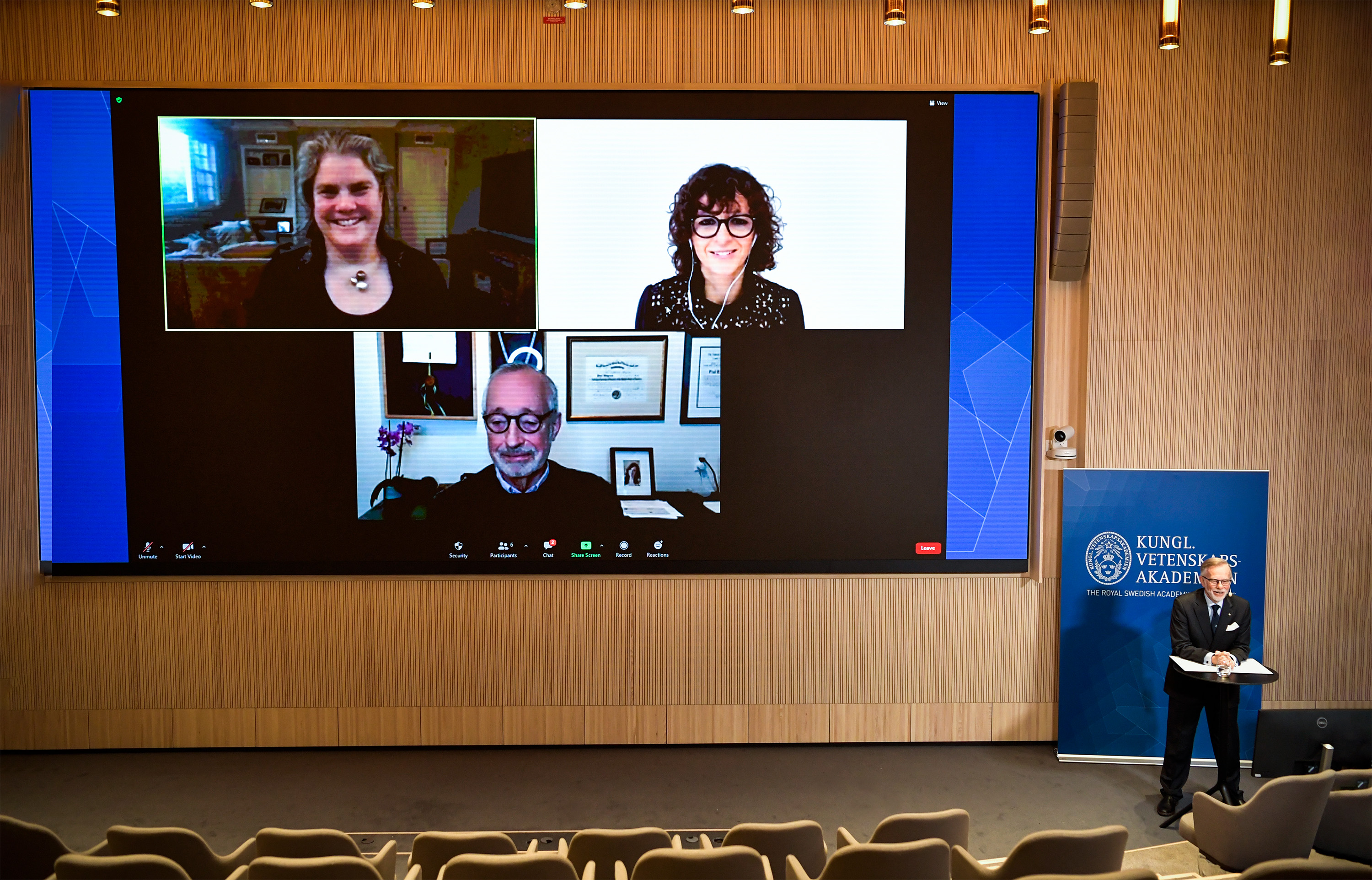 Ghez at virtual Nobel conference