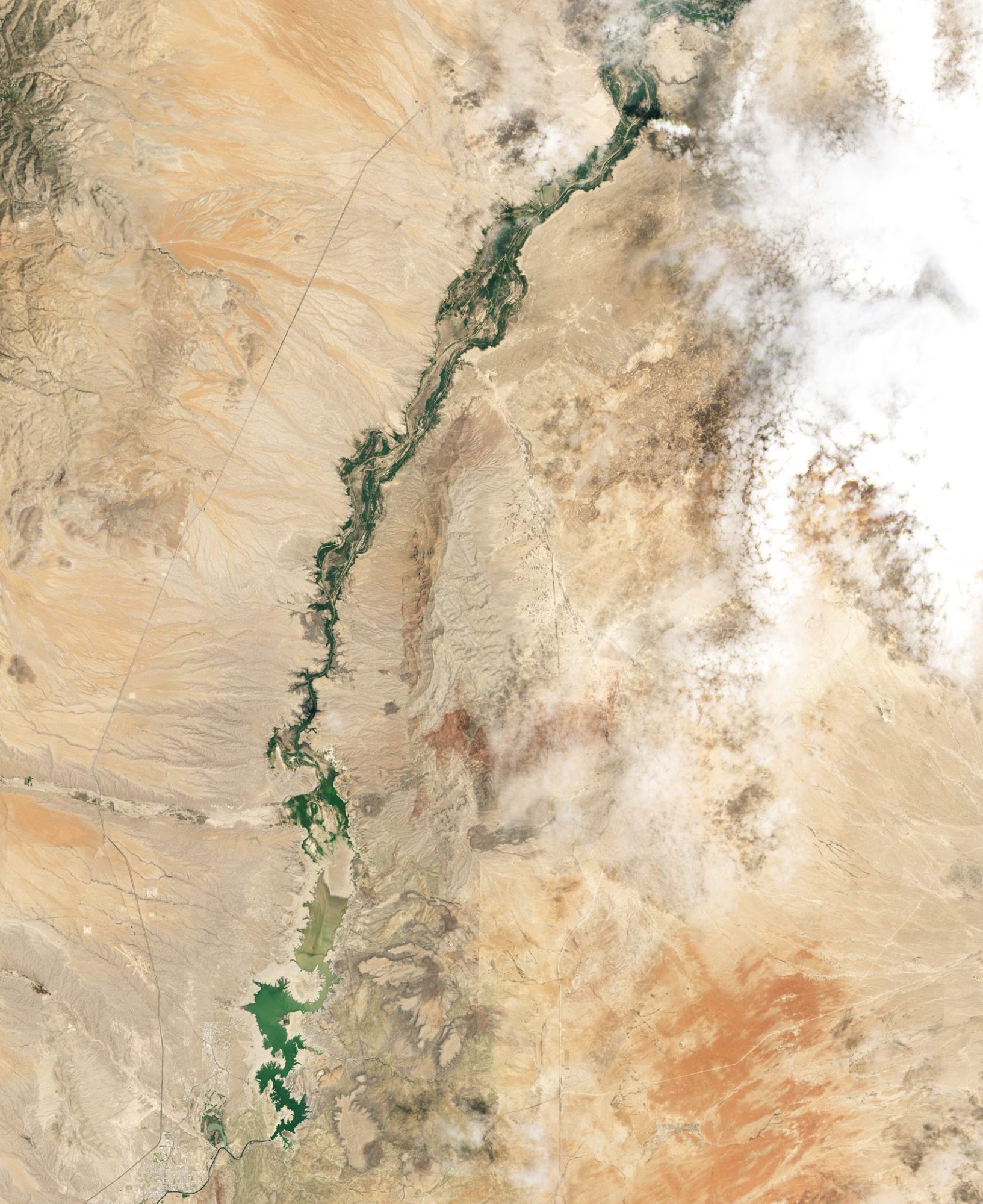 elephant butte satellite view