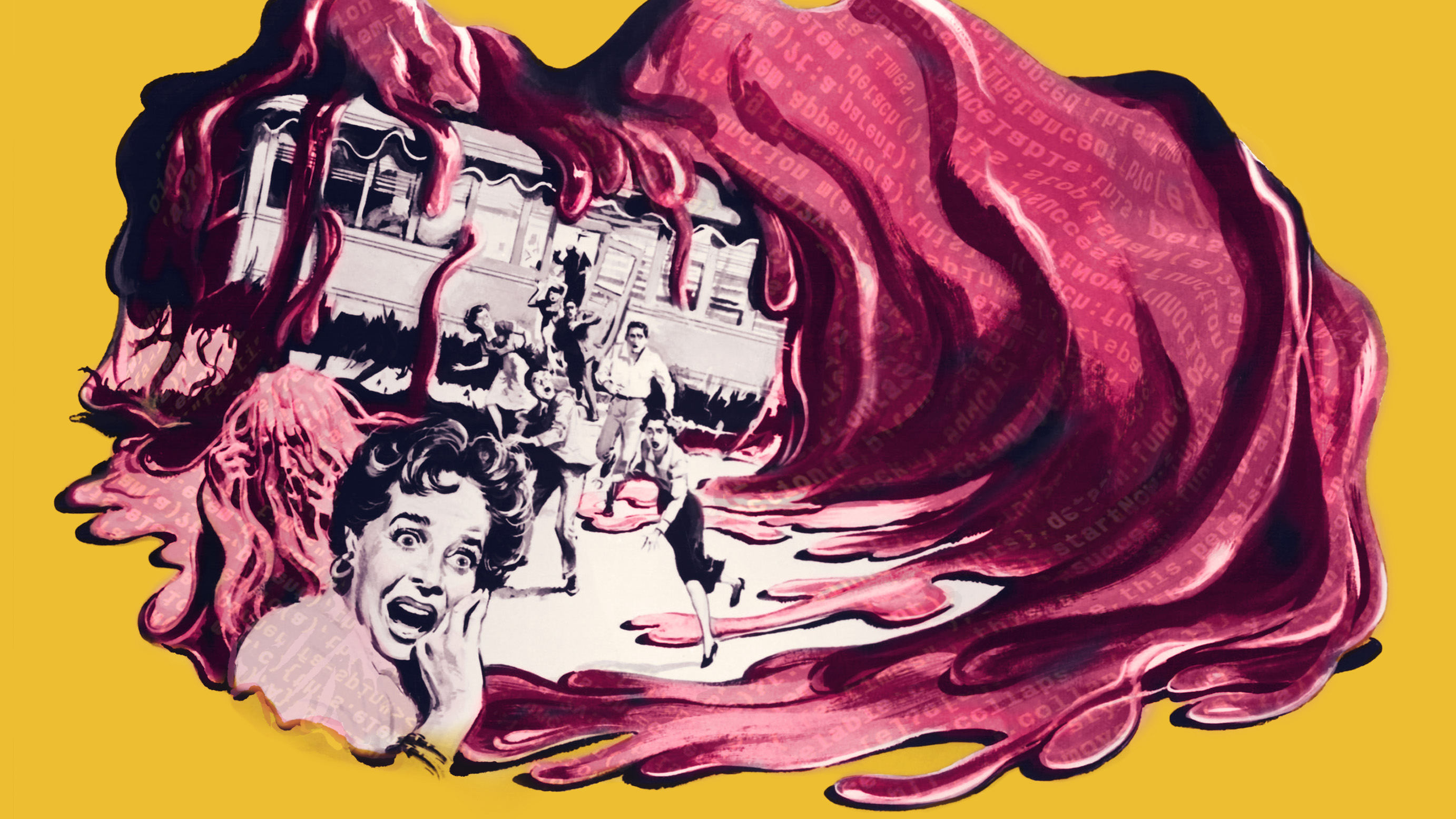 THE BLOB, 1958, promotional artwork