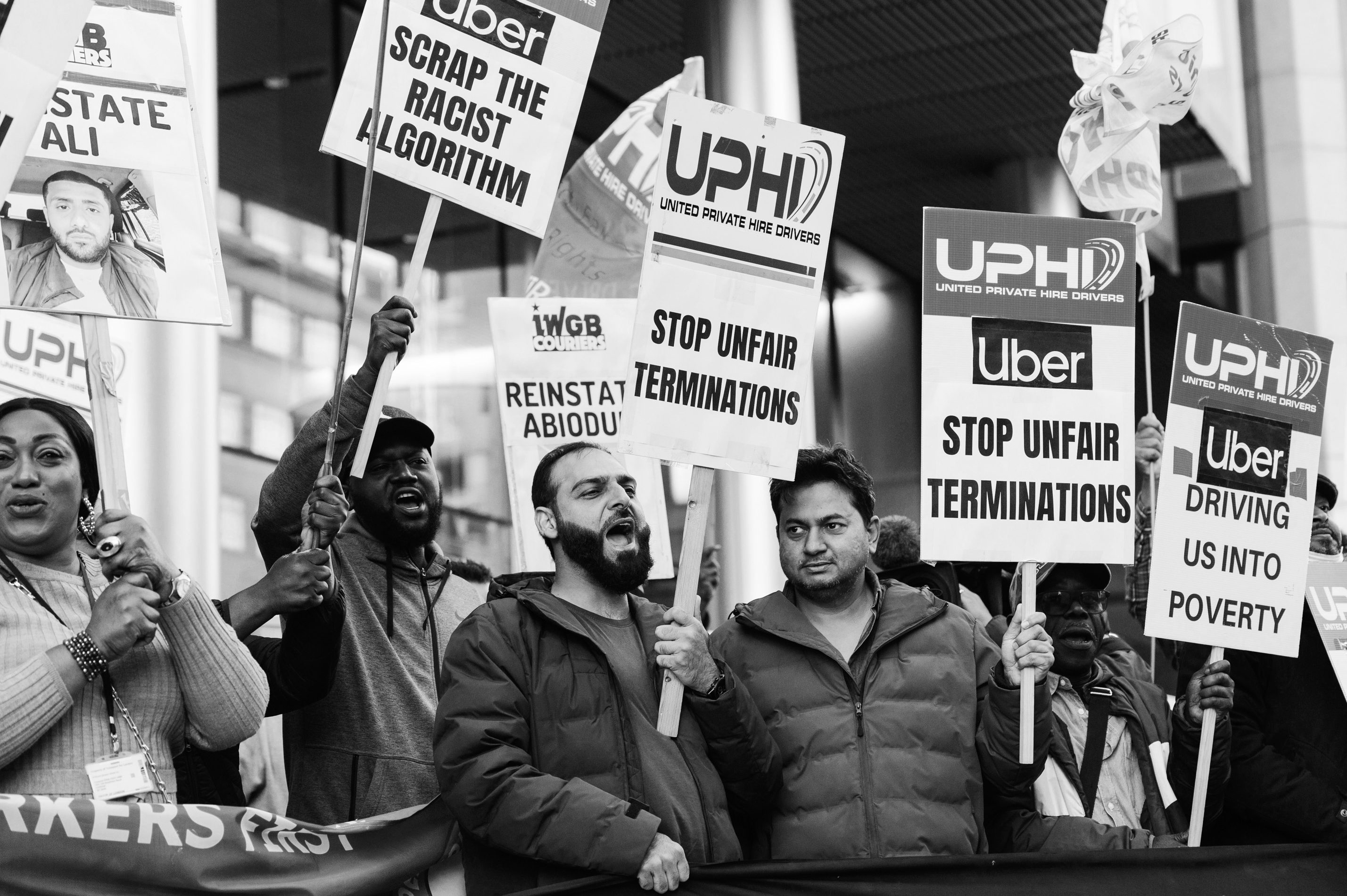 Huelga de conductores de Uber