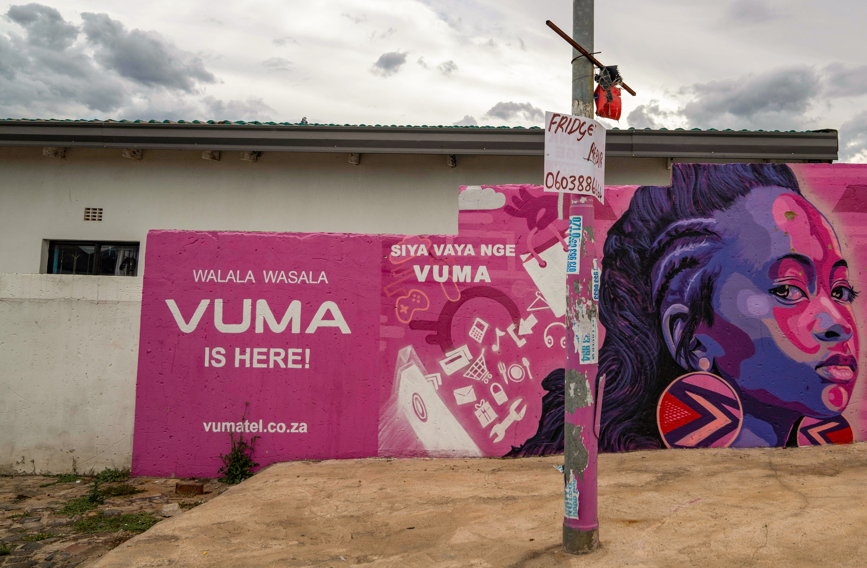 Un mural en Soweto