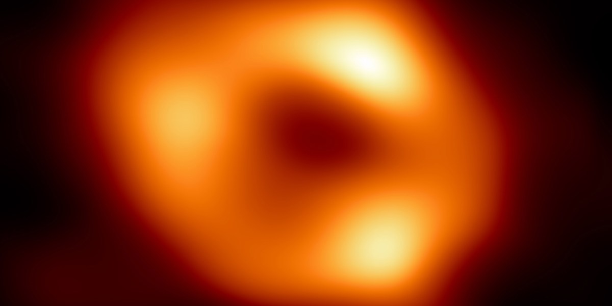 Voici la première image du trou noir au centre de notre galaxie