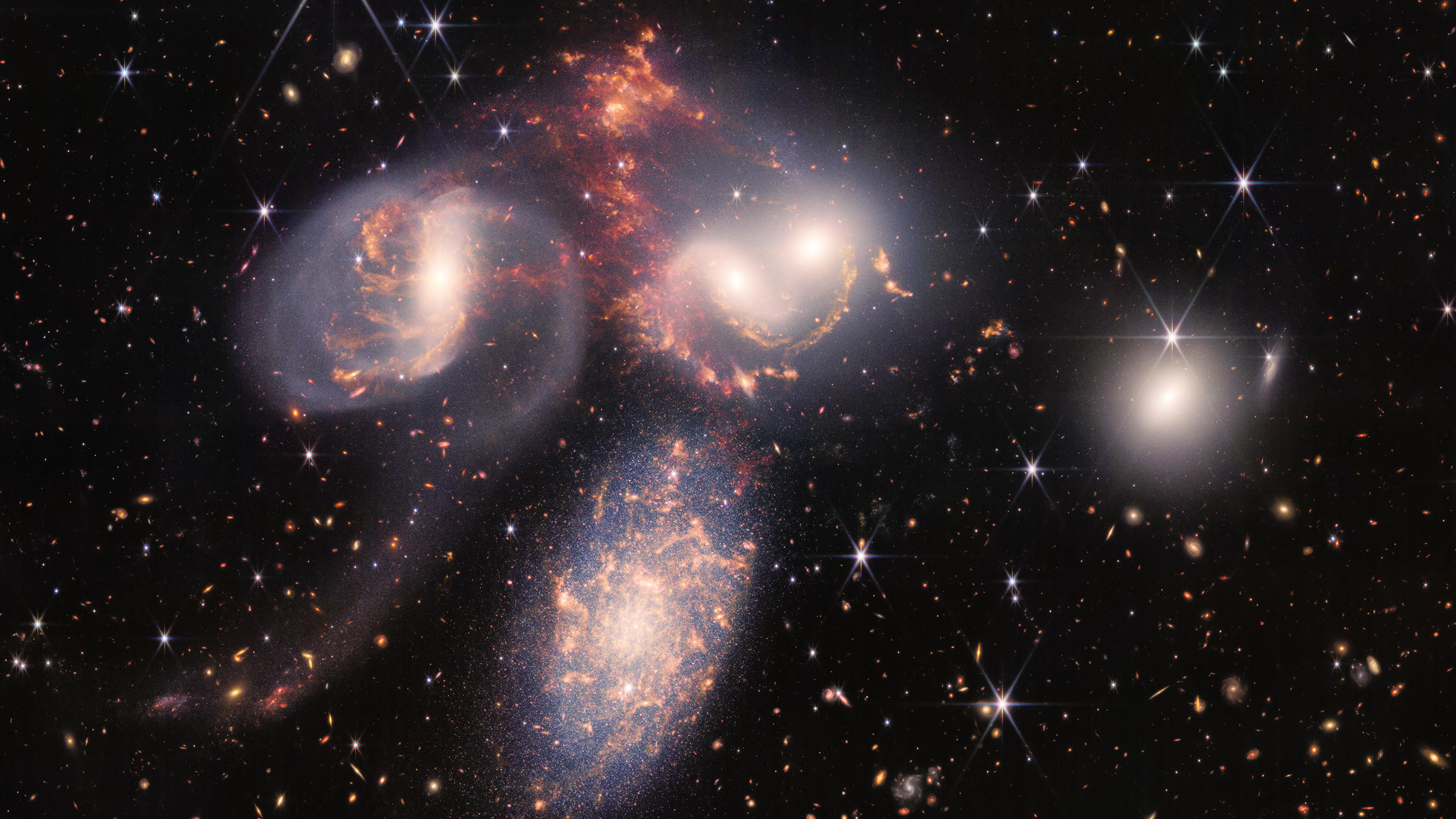 Stephan’s Quintet, Hickson Compact Group (HCG) 92, NGC 7318A, NGC 7318B, NGC 7319, NGC 7320