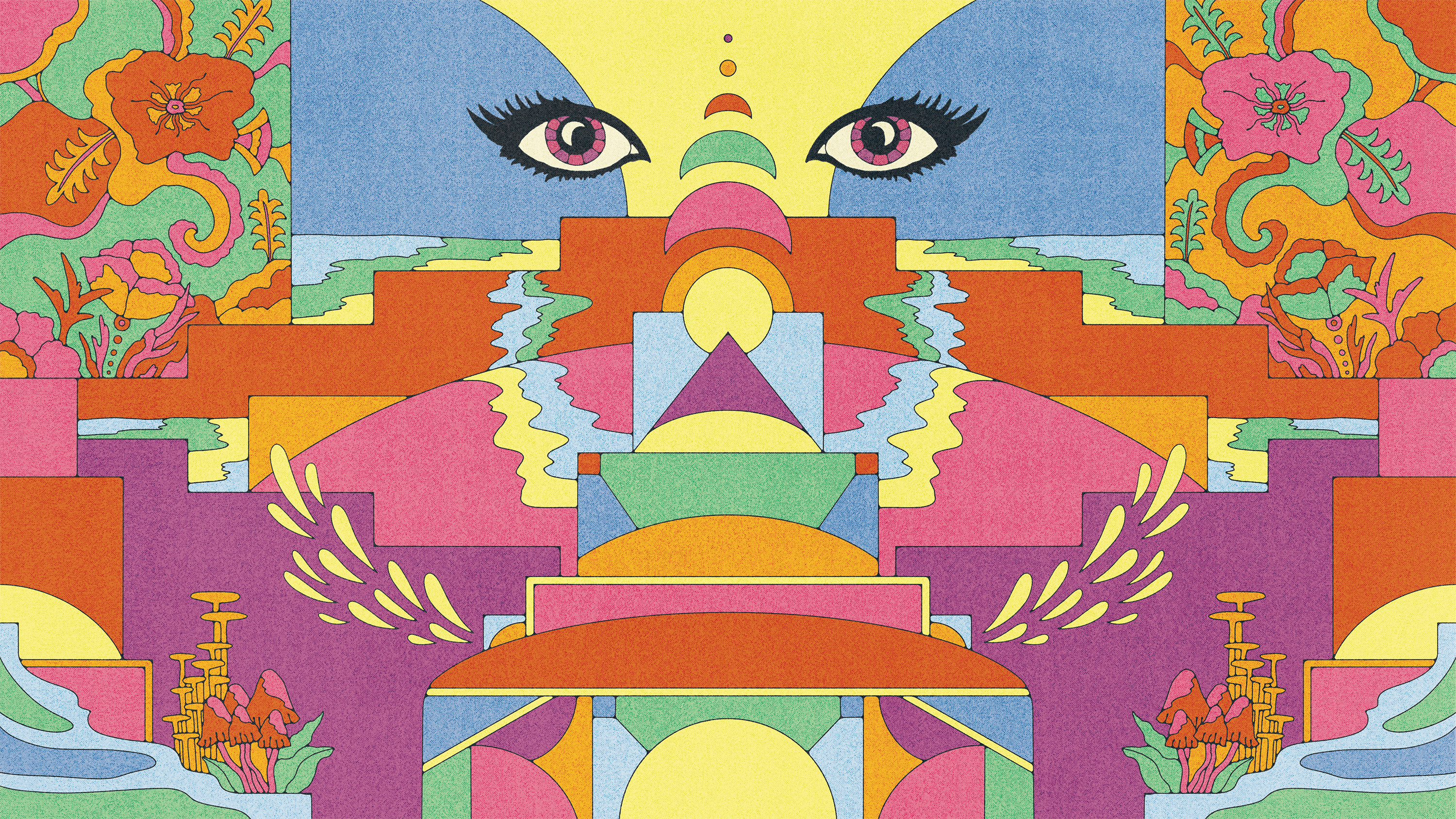 psychedelics concept illustration