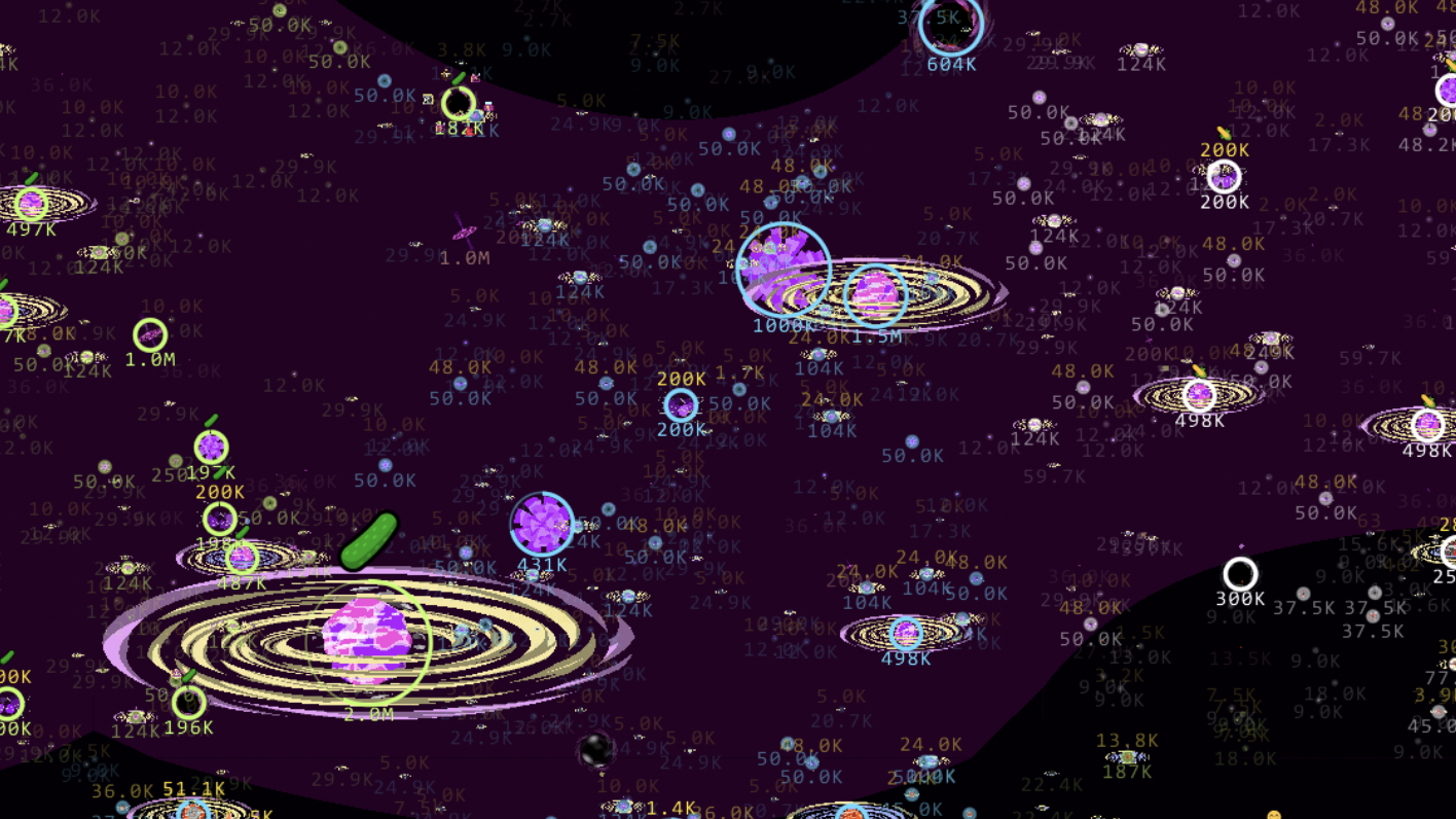 screenshot from Dark Forest game