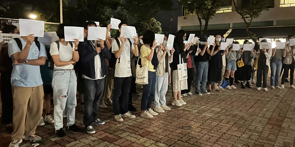 Lo que quieren y temen los manifestantes de Shanghái