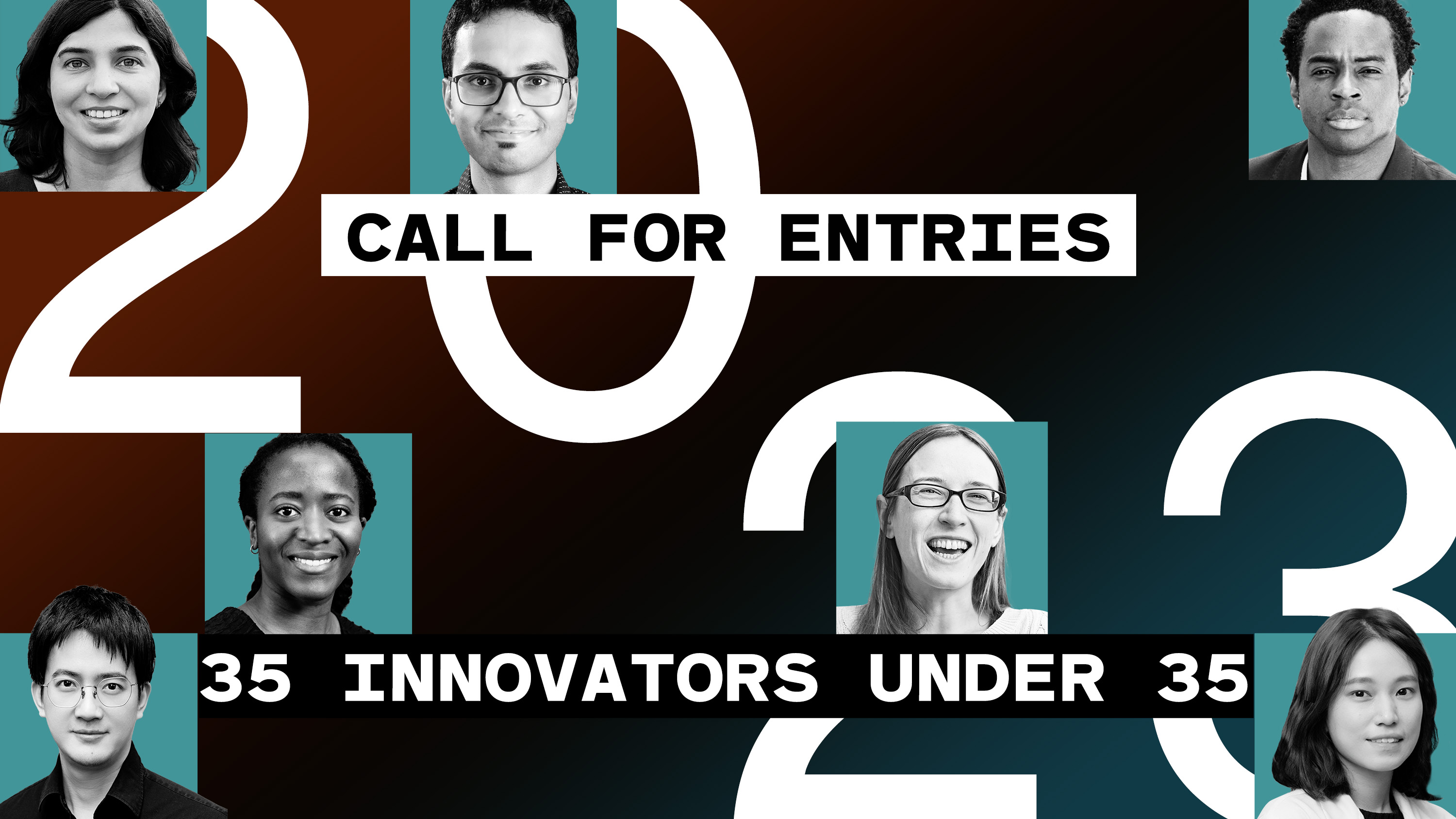Call for Entries for Innovators Under 35, showing past winners