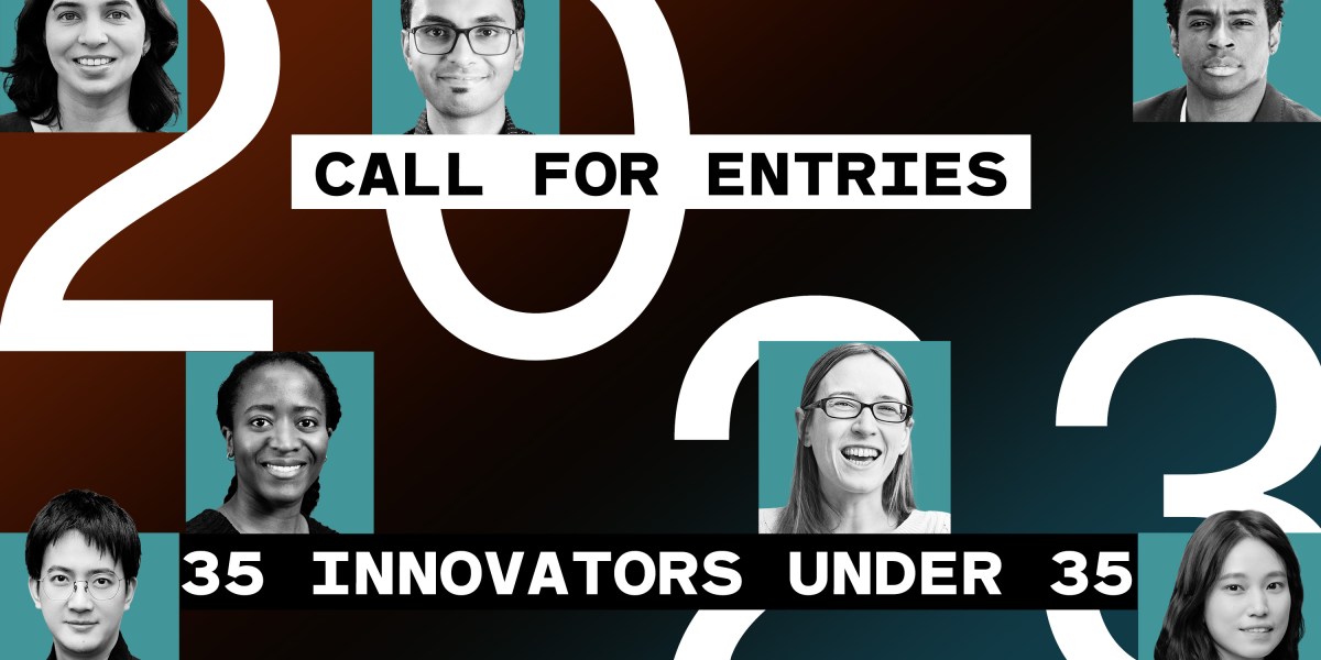 La competencia Innovadores menores de 35 2023 ya está abierta para nominaciones