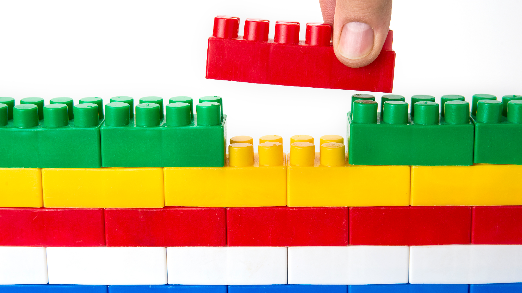 Image of colorful lego bricks
