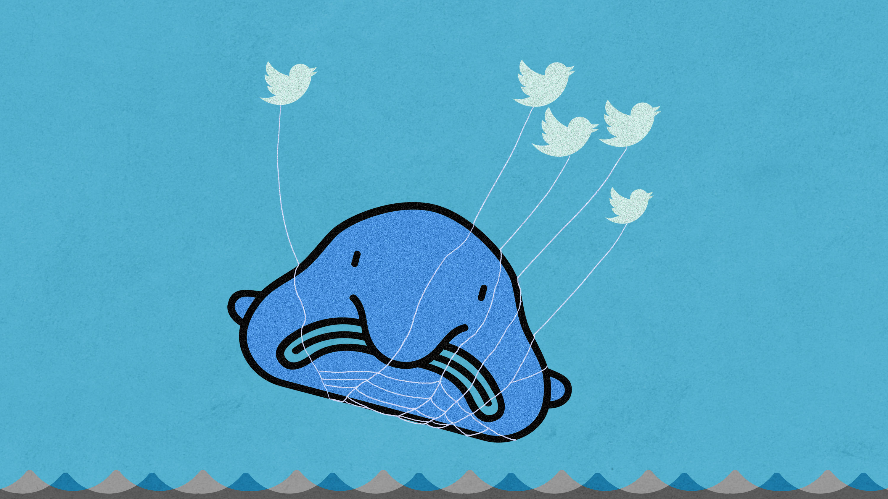 blobfish as the twitter "fail whale"