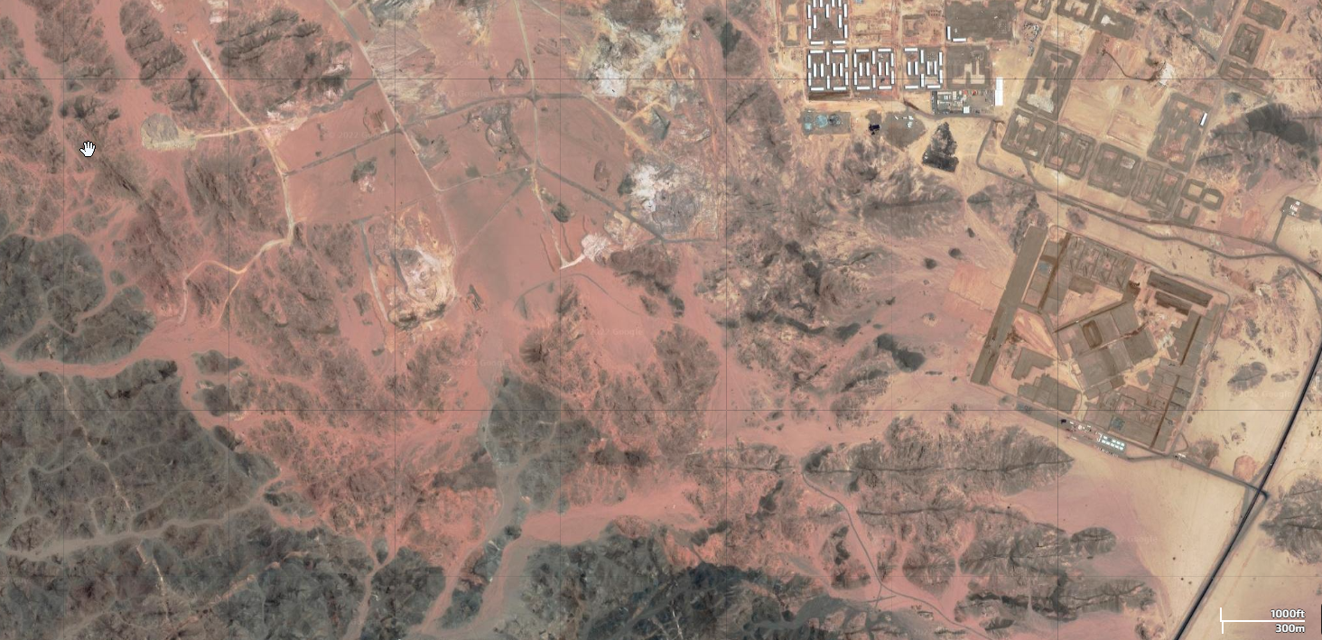 These exclusive satellite images show Saudi Arabia’s sci-fi megacity is well underway