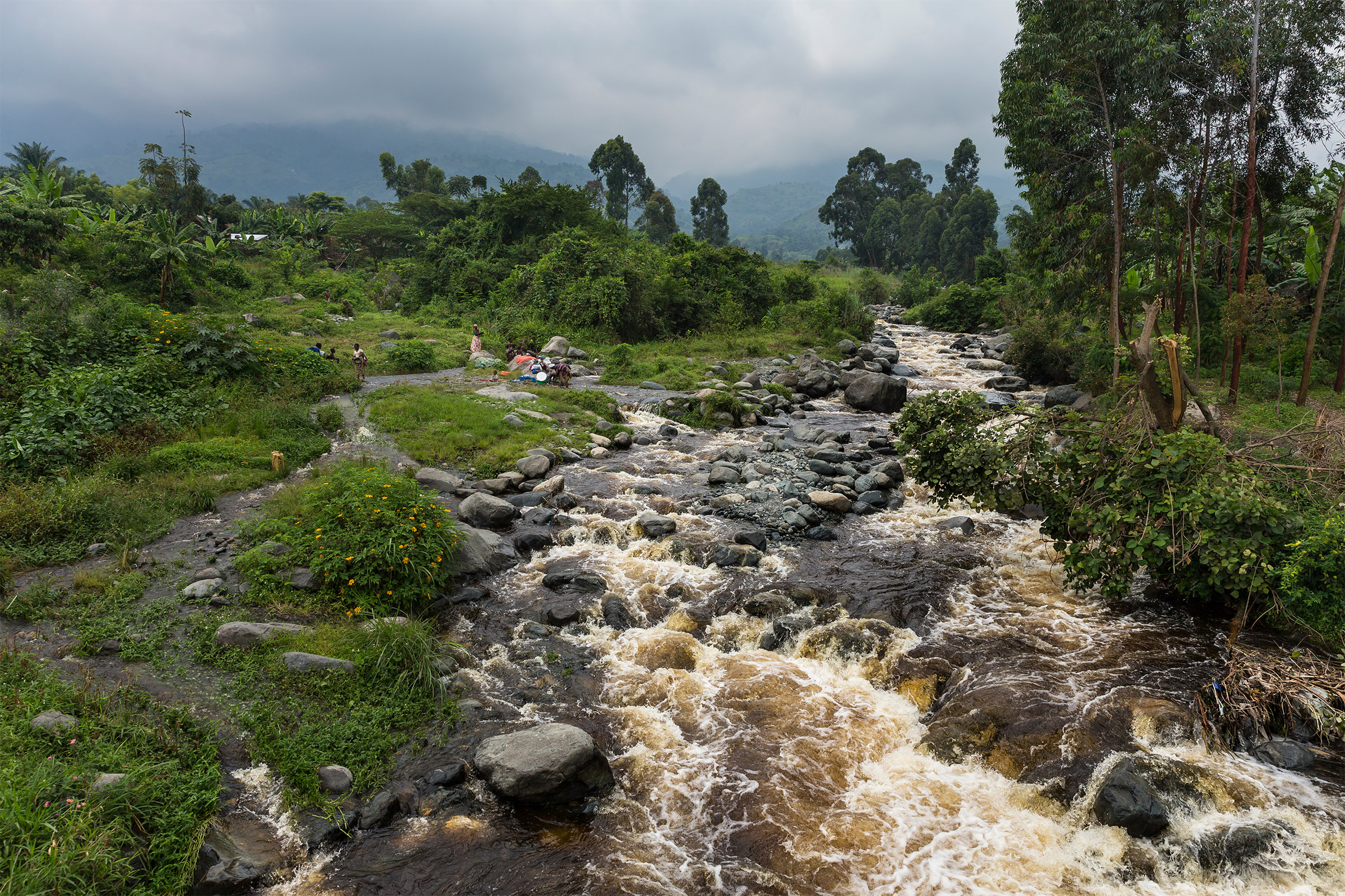 river in Virunga National Park