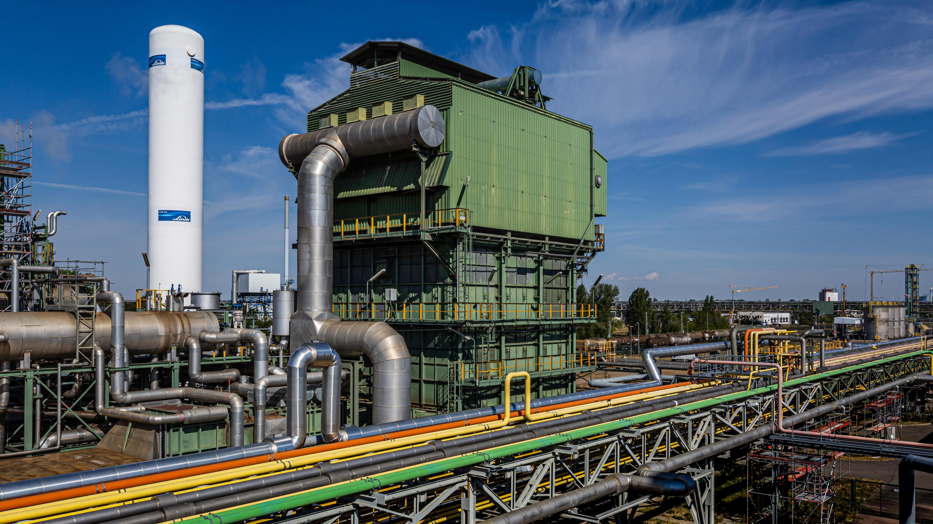 Hydrogen production plant of Lime tree AG, Leuna, Germany