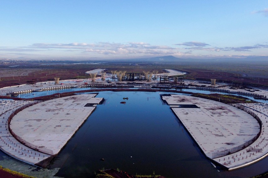 Restoring an ancient lake from the rubble of an unfinished airport in  Mexico City
