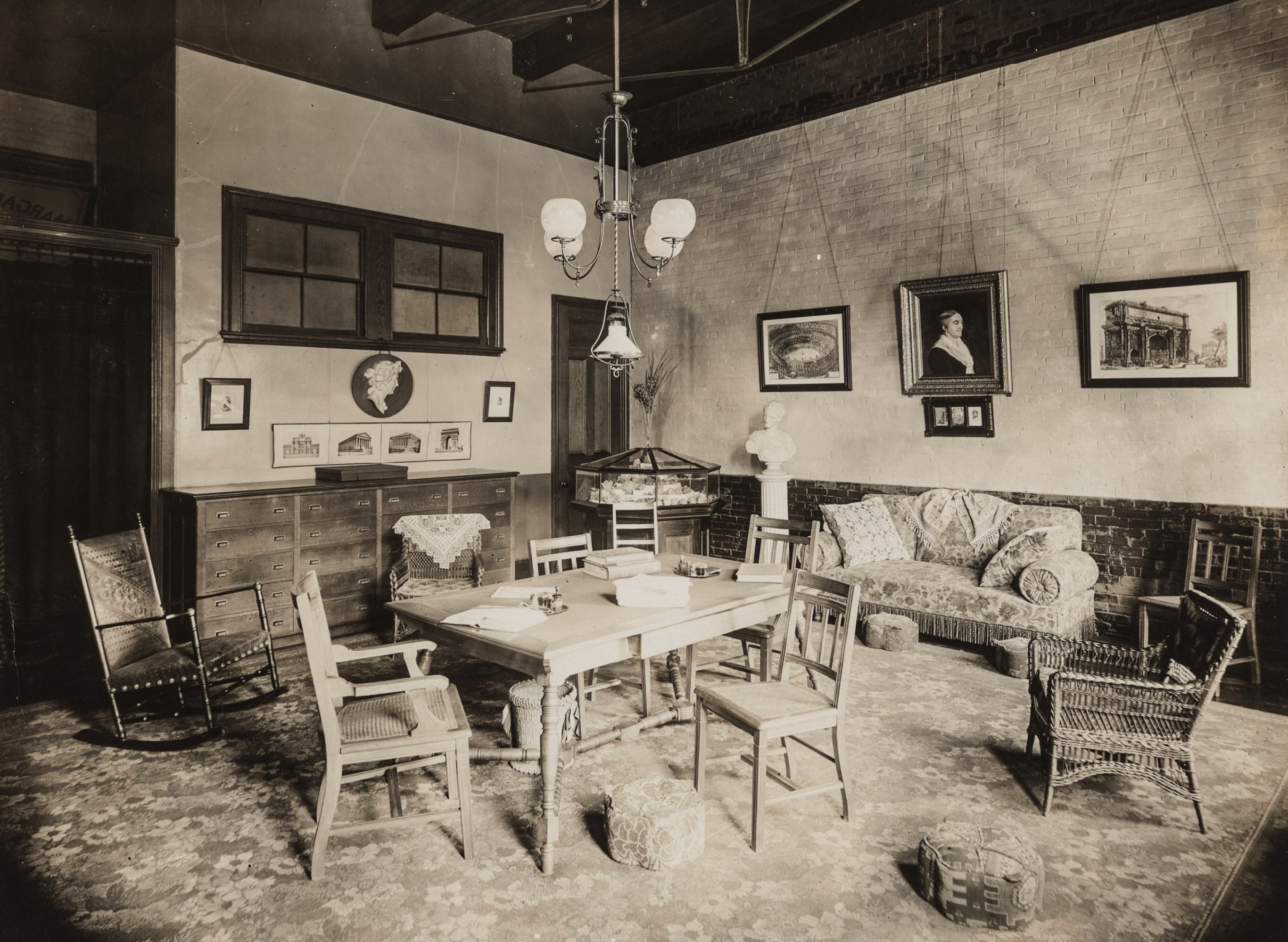 the original Cheney Room from the 1880s