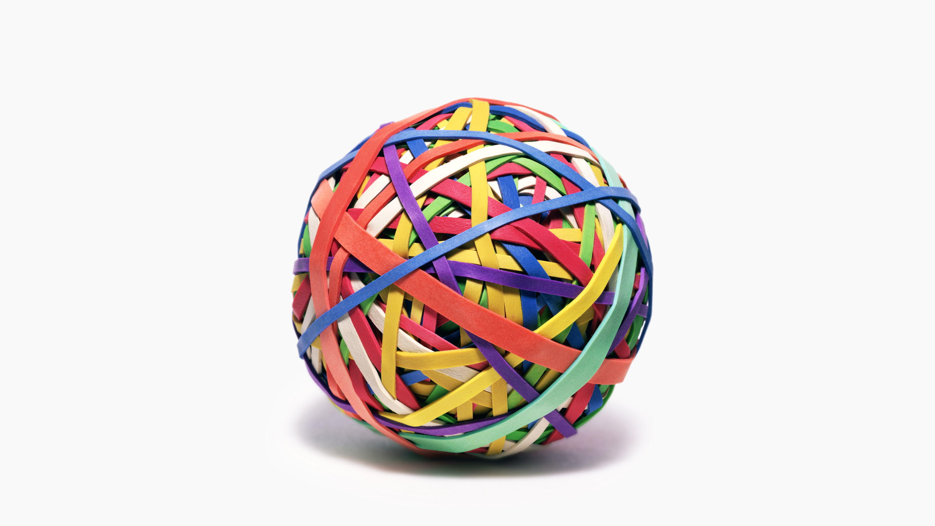 colorful rubberband ball