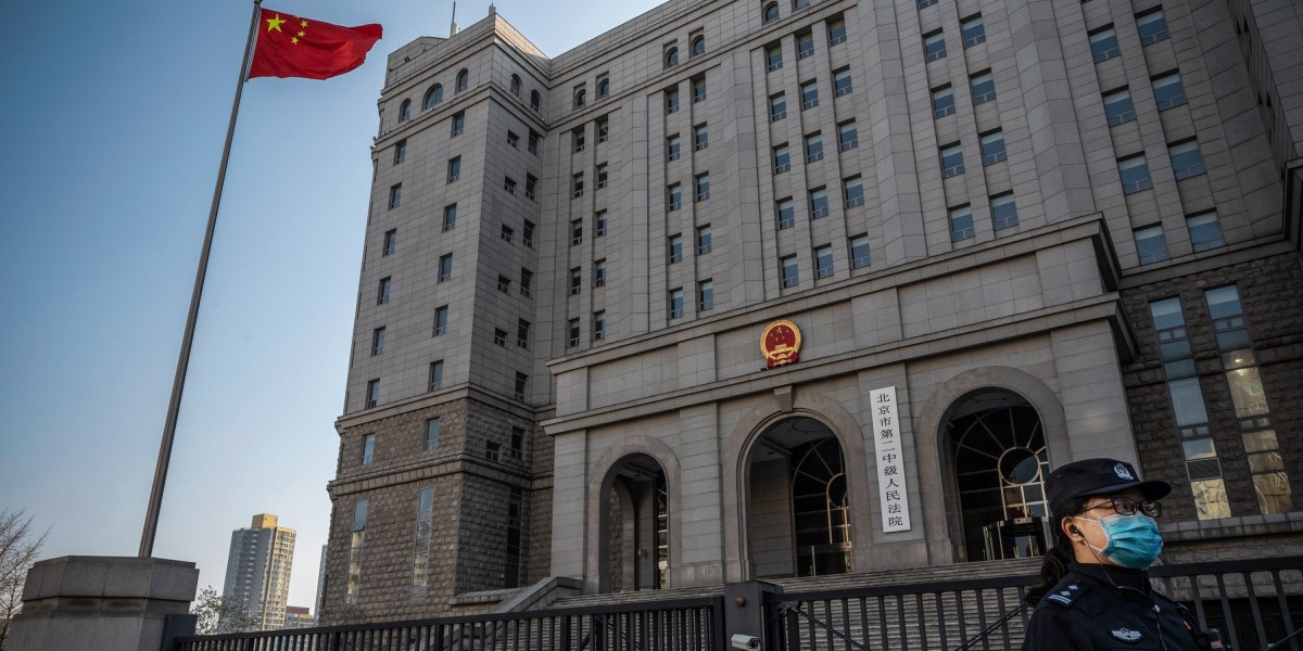 El sistema judicial de China se está volviendo aún más reservado