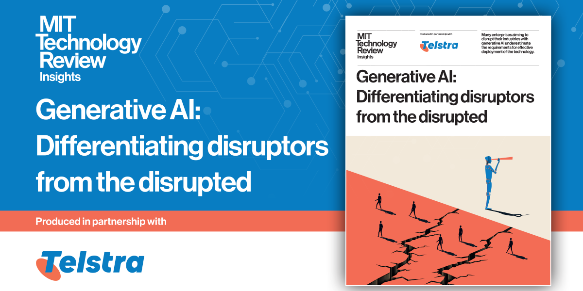 Generative AI: Differentiating disruptors from the disrupted