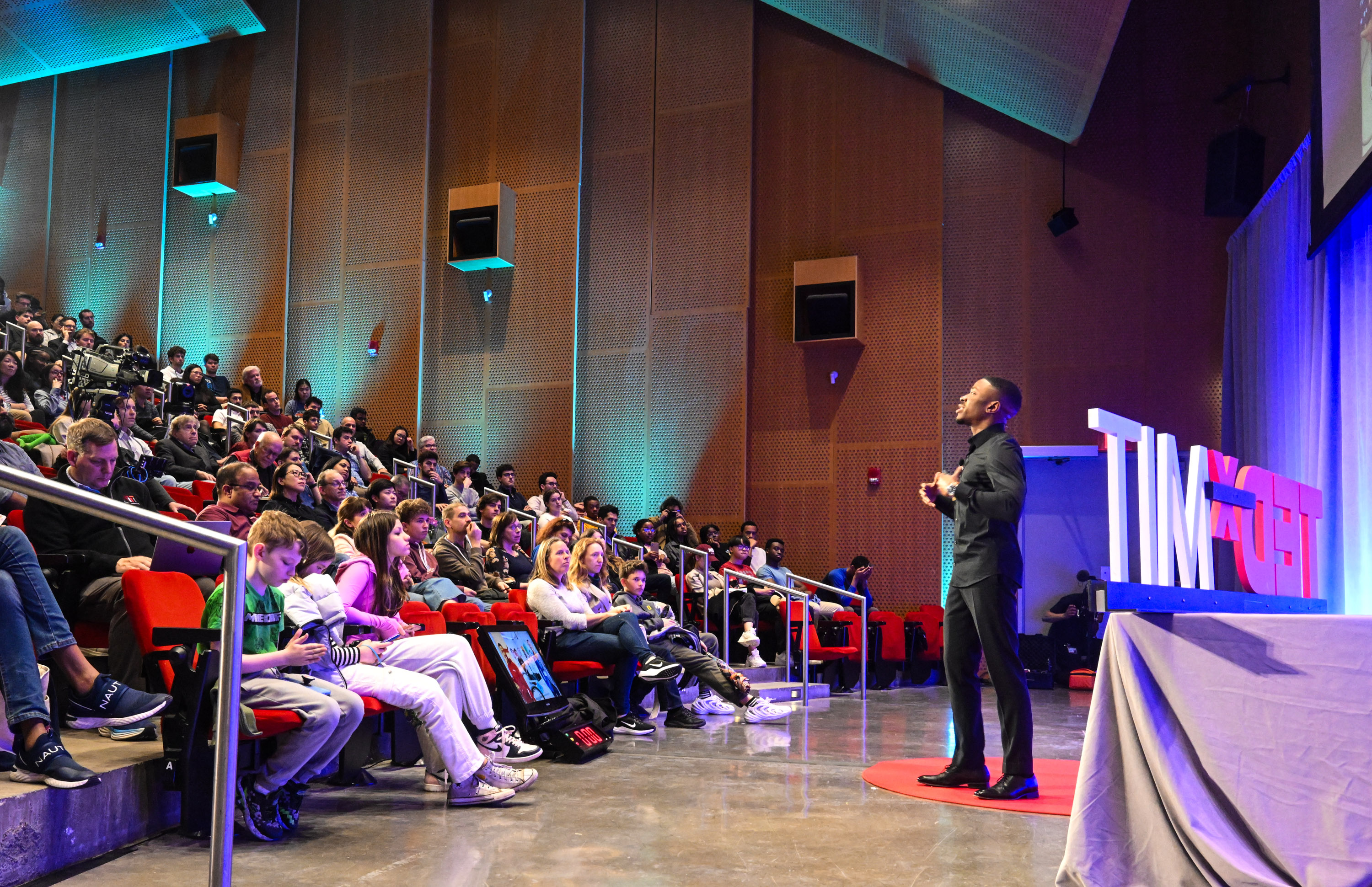Runako Gentles speaking at TEDxMIT