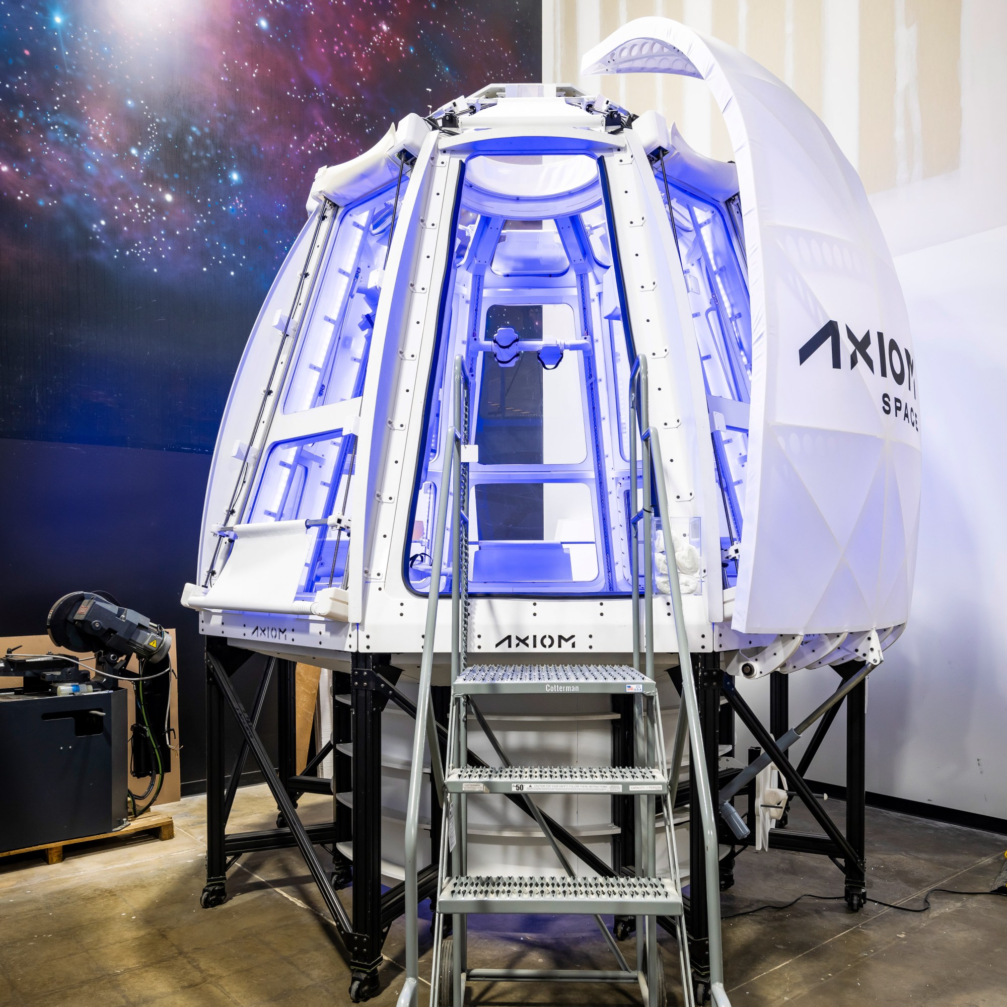 Axiom Space Observatory module on display