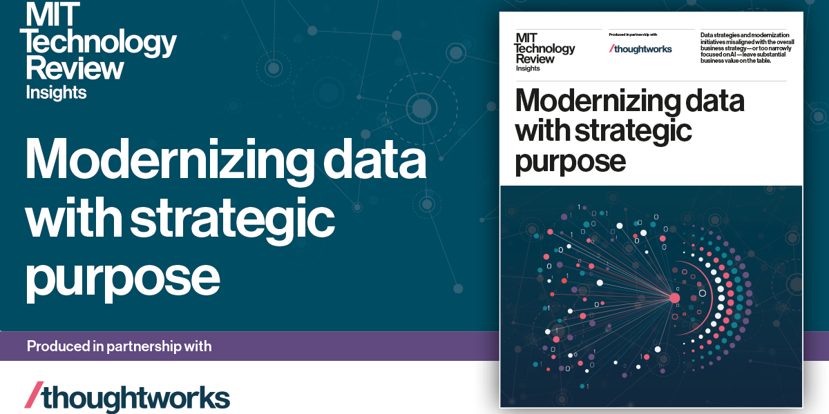 Modernizing data with strategic purpose