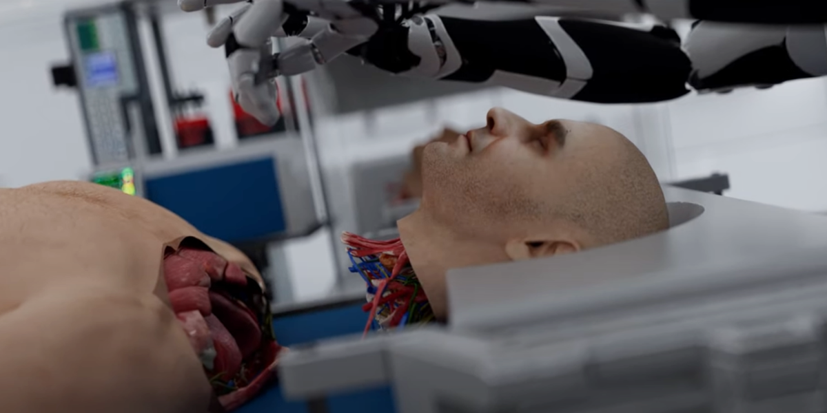 Ese vídeo viral que muestra un trasplante de cabeza es falso.  Pero podría ser real algún día.