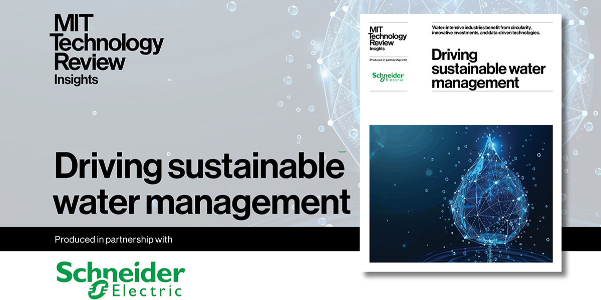 Driving sustainable water management