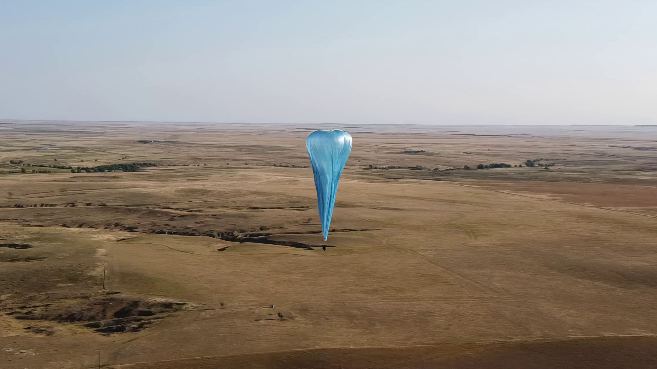 An Urban Sky Microballoon pictured shortly after launch near Greeley, CO.
